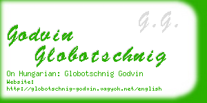 godvin globotschnig business card